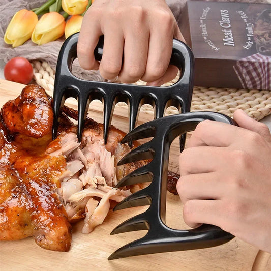 Bear Claw Meat Separator Meat Fork Shredder Barbecue Handle Kitchen Food Fork Slicer BBQ Grill Meat Handler Kitchen Tools